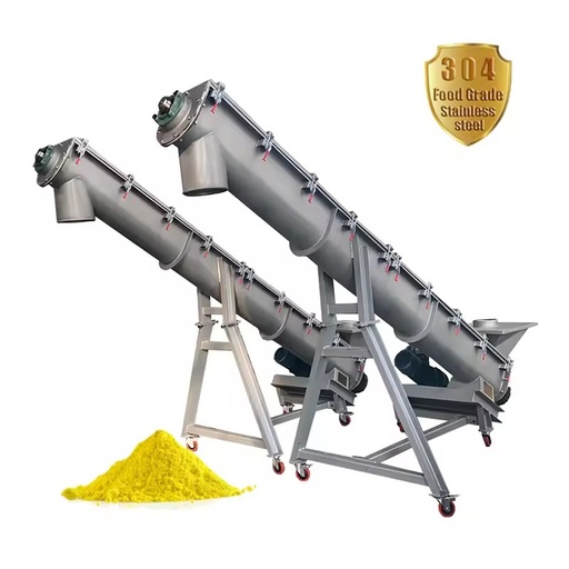 Food Grade Stainless Steel Tube Screw Auger Feeder for Powder Automatic Grain Mining Screw Conveyor for American Sale
