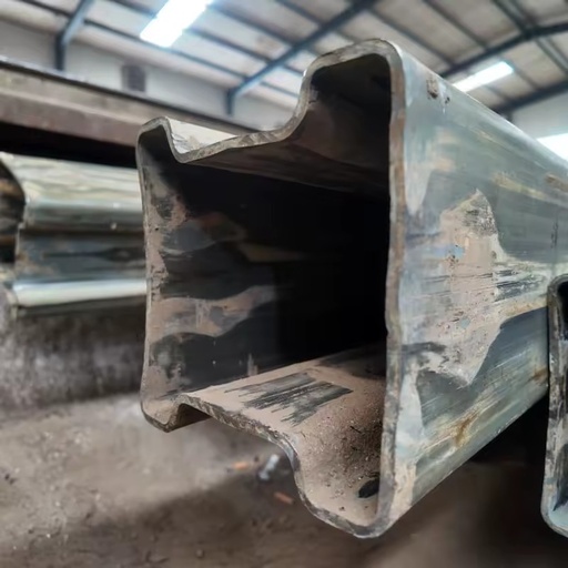 Factory Custom Cold Drawn Dovetail Groove Special Shaped Steel Profile Hollow Pipe for Street Light Pole & Traffic Signal Pole