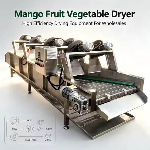 High Efficiency Hot Air Circulation Mango Fruit And Vegetable Drying Equipment For Food Processing Workshop Batch Dehydration