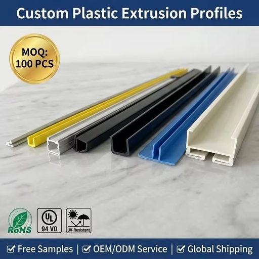 One Stop Customized UPVC Plastic Profile PVC Plastic Extrusion Factory Price Manufacturing Hdpe Profiles Extrusion