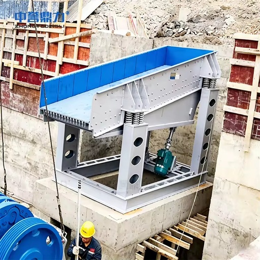 Linear Vibrating Grizzly Feeder with Motor for Gold and Ore Mining High Output 150-200t/h Capacity