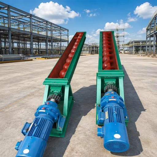 Variable Speed U Trough Screw Conveyor Carbon Steel Adjustable Auger Feeder Mining Sand Bulk Material OEM Customized