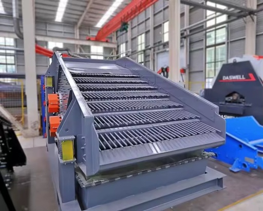 90~200 TPH Motor Mining Vibrating Feeder with 11KW Power 1 Year Warranty for Stone Gravel Ore Classification