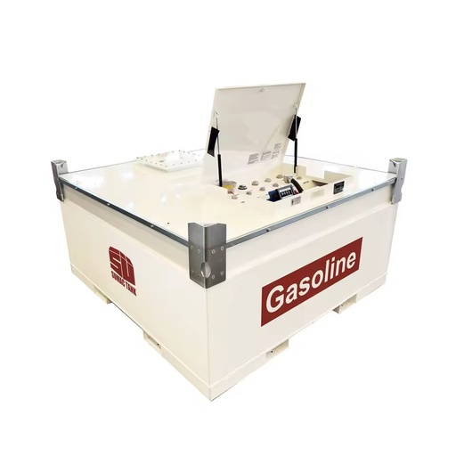 Large-Capacity 4000L Carbon Steel Double Wall Oil Tanks Outdoor Oilfield Fuel Storage Equipment, Customizable Capacity Available