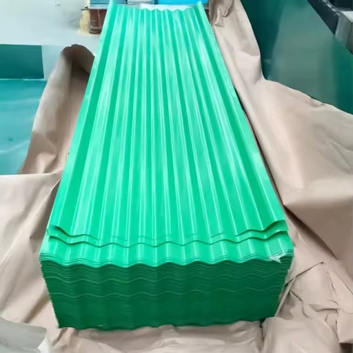 Customizable Colored Coated Zinc-Aluminum Corrugated Roofing Material Prepainted Galvalume Steel Sheet for Cutting Purpose