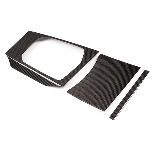 Real Carbon Fiber Interior Modification for 2020 BMW 3 Series G20 G28 Carbon Fiber Central Control Gear Panel
