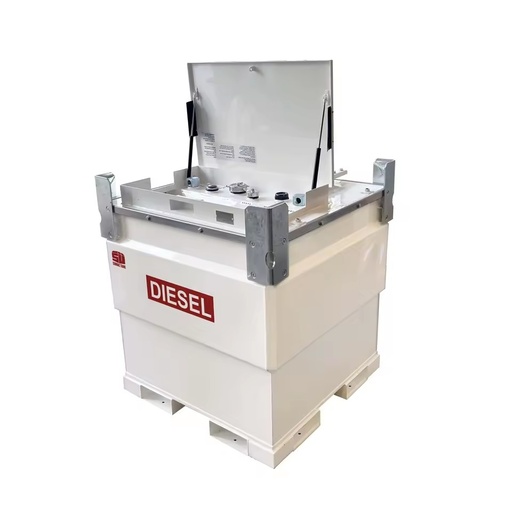 High Quality 1000 Liter Double Walled Self Bunded Diesel Stationary Fuel Tank Carbon Steel