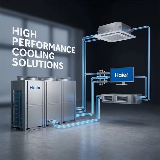 Haier R32 High Capacity 5 Zone Multi Zone Air Conditioning Central System