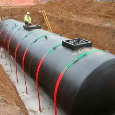 Carbon Steel Underground diesel Fuel Storage tank Oil Fuel tank for Sale