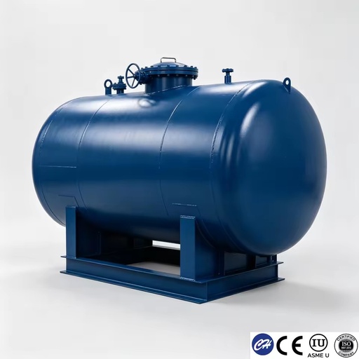 Large Horizontal Diesel Fuel Oil Tank 5000-200000L Carbon Steel Above Ground Storage ASME CE Certified for Industrial Use