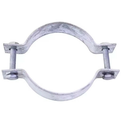Standard Adjustable Zinc Carbon Steel Anti-Corrosive Hot Dip Galvanized OEM Customizable Shoe Bolt Pipe Saddle Pipe Clamps