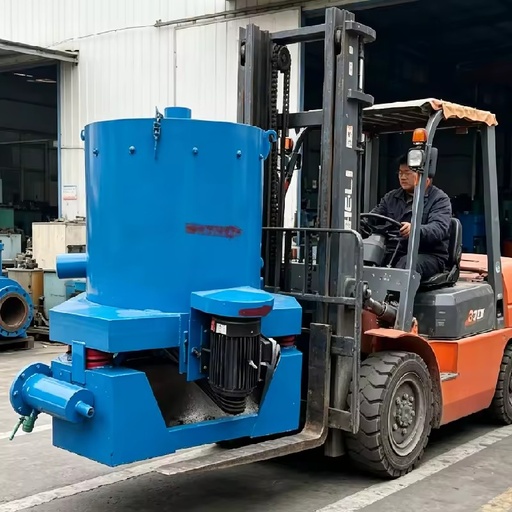 High Recovery Rate 40-45 TPH Alluvial Sand Centrifugal Gold Concentrator for Placer Mining