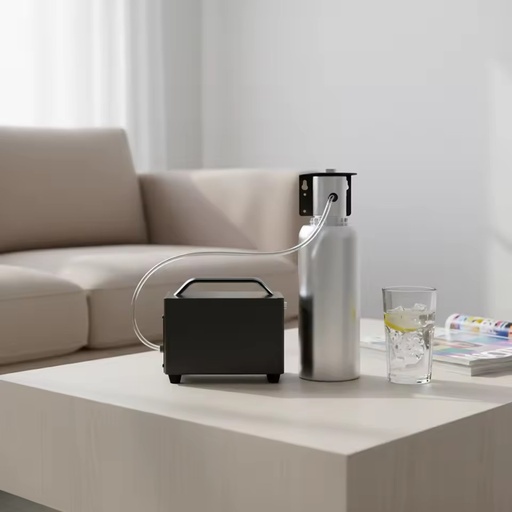 Smart/WiFi App-Controlled 1000ml Waterless Metal Aromatherapy Diffuser for Hotel Commercial Use Central Air Low Noise <38dB