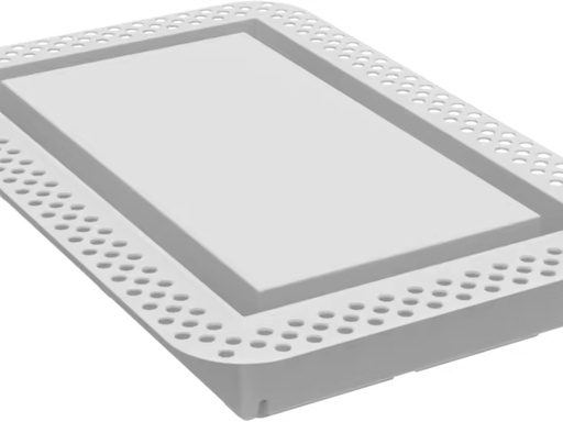 Customizable Aluminum Alloy Flush Wall Recessed AC Vent Rectangular Bathroom Air Diffuser Minimalist for Ceiling Industrial