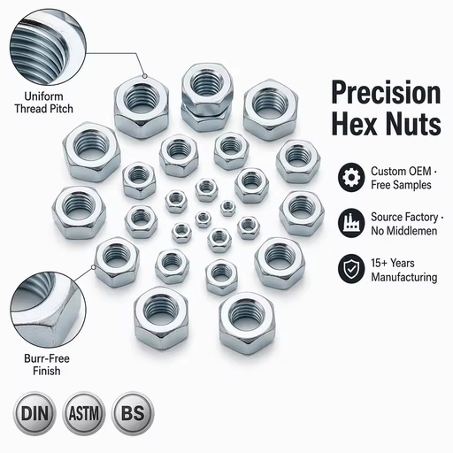 High Quality Carbon Steel Multi-Specification Nut