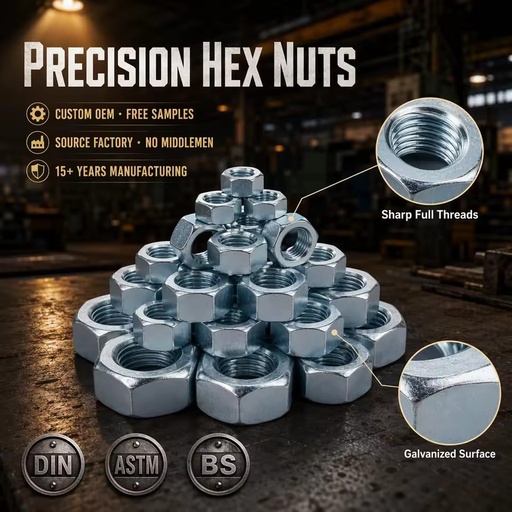 High Quality Carbon Steel Multi-Specification Nut