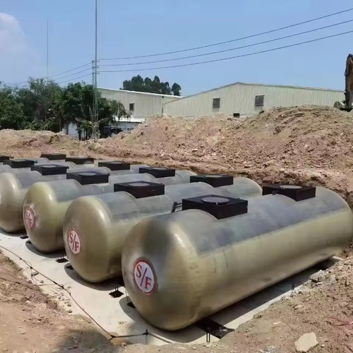 50000 Liter 50m3 Safy Large Volume Steel Fiber Glass Double Wall diesel Fuel Oil tank
