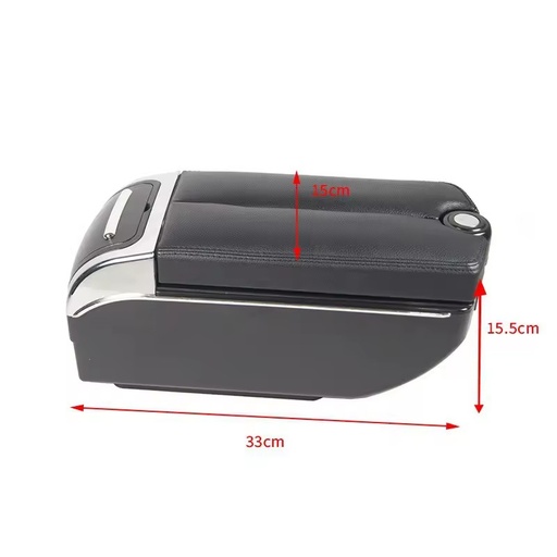 New Universal Car Armrest Box with Central Storage and USB Port Multifunctional Plastic Fits OLIVER Models AC-450