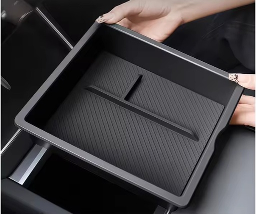 Suitable for Tesla's Updated Model Y/YL/3 Central Control Storage Box, Interior Decoration Accessories