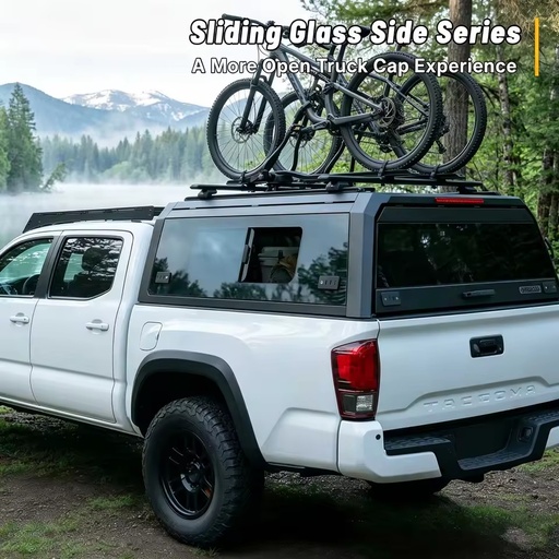 All Weather 4x4 Pickup Truck Canopy Hardtop Aluminum Bed Canopy Topper for Ford F150 Supercrew 6.5ft