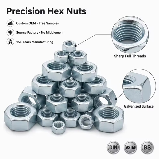 High Quality Carbon Steel Multi-Specification Nut