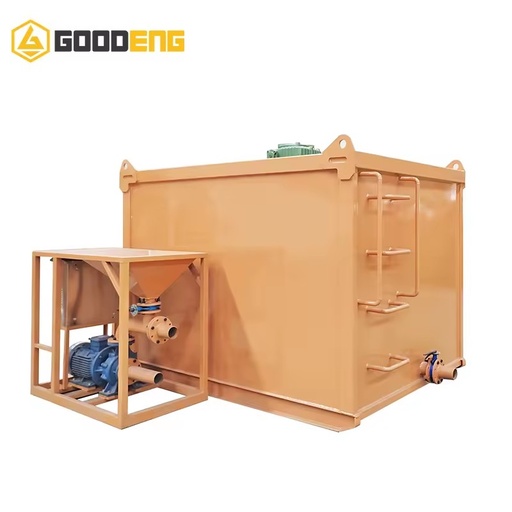 Machine GMS10000A Mud Mixing System 10000L Drilling Mud Mixer Mud Mixing Tank Agitator Equipped for HDD Rig