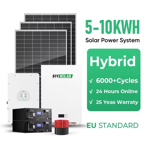 10kW Off-Grid Solar System Kit Complete with MPPT Inverter Panels 24/7 Continuous Power CE/TUV Certified Photovoltaic Setup