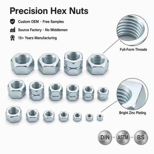 High Quality Carbon Steel Multi-Specification Nut