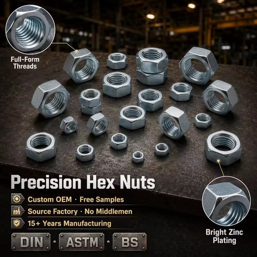 High Quality Carbon Steel Multi-Specification Nut