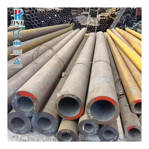 High Quality Carbon Steel Seamless Round Tube Q235 Grade D SS400 S235JR S235JO S235J2 X42 Carbon Steel Seamless Pipe