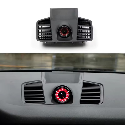 New Upgrade LCD Car Stopwatch for Porsche Cayenne 2018-2023 Interior Dashboard Central Clock Compass Time Electronic Meter