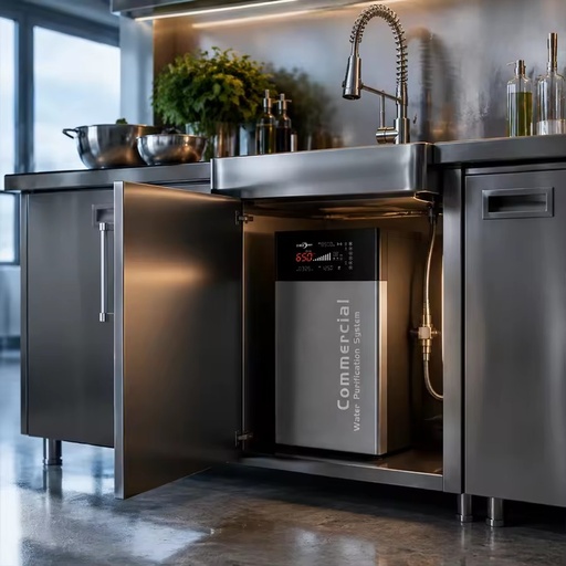 High Flow Water Purification Machine Under Sink Electric for Kitchen Cafe Restaurant Desktop RO Water Purifier