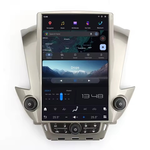 YLB 14.4 Inch Android 13 Car Radio for GMC Yukon 2015-2018 Stereo Multimedia Player GPS Navigation