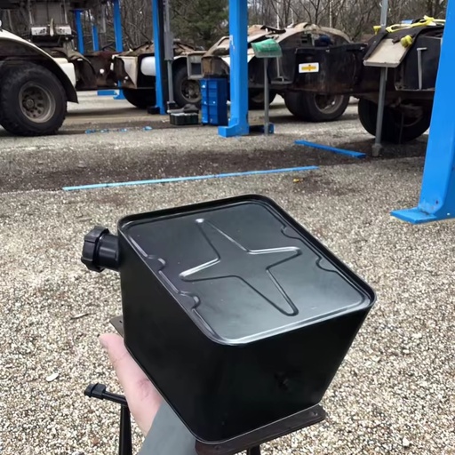 Small Fuel Tank Factory Direct High Quality New Condition 10L-50L Black/Silver 2mm Steel for Truck Parts Diesel Engine