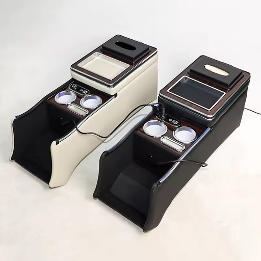 For Honda Odyssey Car Armrest Box Storage Console Central Luxury Odyssey Elysion Leather Car Armrest With Wireless Charger