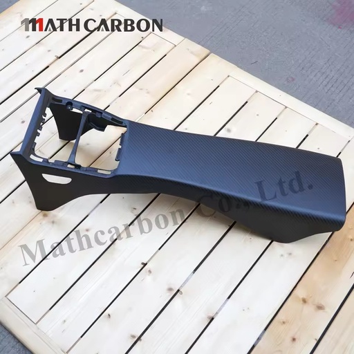 Dry Carbon Fiber Center Console Cover with Customized Color & Logo for BMW M3 E92