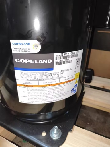Hermetic Scroll Compressor ZR310KCE-TWD-522 1PH 380V 50HZ for Air Conditioning Brand New