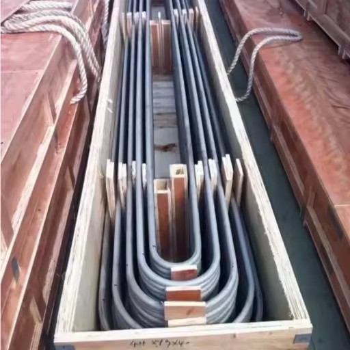 High Precision 304 DN20 Welded Stainless Steel Condenser Coil Tube Water Cooling Heat Exchange Equipment