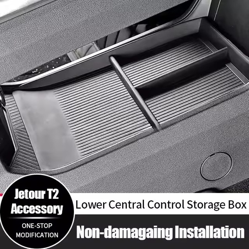 High Quality Central Control Lower Storage TPE Tray Box for Chery Jetour Traveller T2