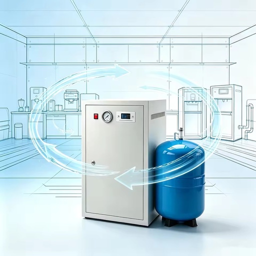 600GPD High Flow 90L/H Reverse Osmosis Water Filter System Electric Self-Cleaning Central Water Filtration System