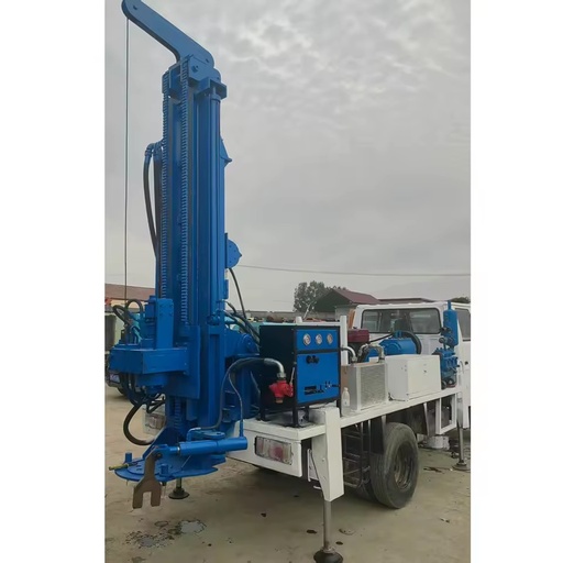 All New Brand 75 KW Isuzu Diesel Engine BW320 Mud Pump 200m Truck-Mounted Drilling Rig Water Well Drilling Rig