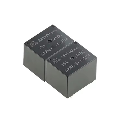Original Sanyou SARM-S-112D4 15A 12VDC 5 Pin Relay for Automotive Toys, Children Electric Ride-On Cars and Central Locking