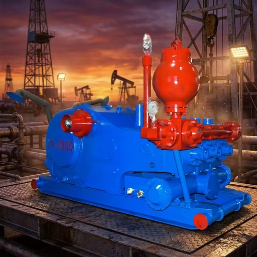 F-1000 Triplex Mud Pump for Oilfield Drilling Rig with High Pressure API Standard 1000HP 1 Year Warranty