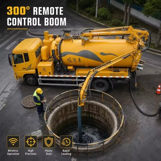 Vacuum Truck Mud VT1600 8000 Liters Sewage Suction Tanker Truck Market Vacuum Section Pumper Disposal Unit