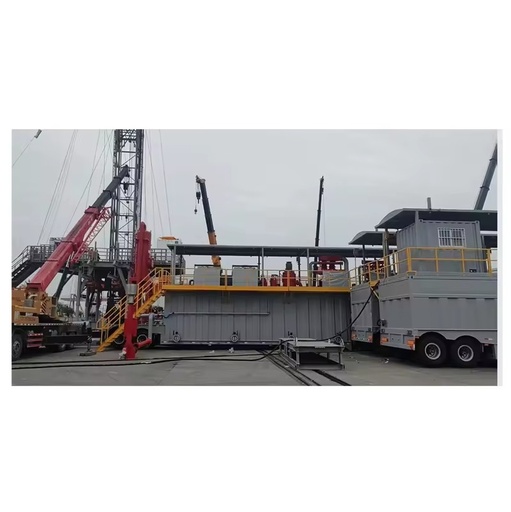 Oil Gas Drilling Mud System for High Capacity Mud Recycling and Solids Control in Deep Well Drilling