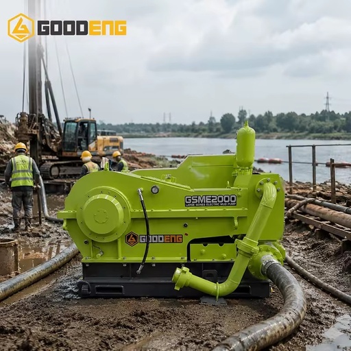 GSME2000 Energy-Efficient Electrical Mud Pump Environmentally Friendly for Trenchless HDD Horizontal Directional
