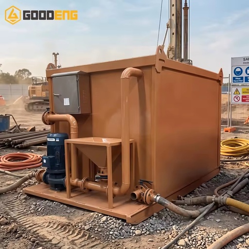 High Efficiency Drilling Fluid Mud Mixing Plant Bentonite Mixer for Horizontal Directional Drilling Project