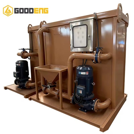 GMS10000 Gasoline Engine Forged Integrated Mud Mixing System | High Quality HDD Drilling Fluid Mixing Plant