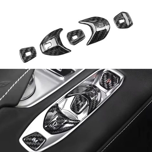 Carbon Fiber Console Center Gear Selector Overlay Trim for Corvette C8 HTC Z51 Z06 20+