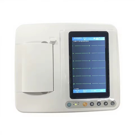 QD-E903A Rechargeable Li-ion Battery 12-Lead ECG Machine Touch Screen Keypad 3-Channel Simultaneous Recording 80mm Thermal